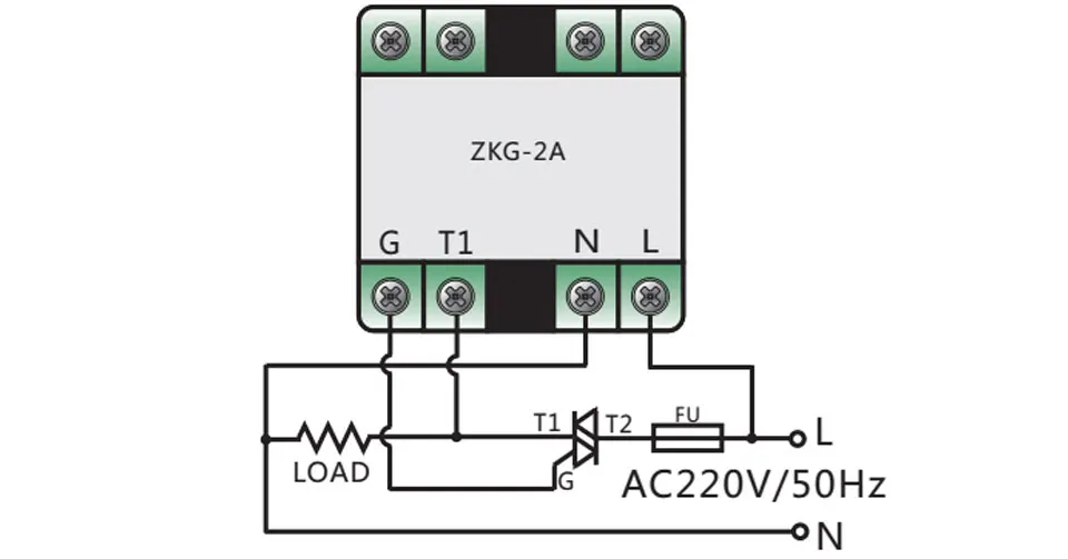 AOYI SCR Voltage Regulator ZKG-2A ZKG-2000 temperature regulator control Triac for  Plastic Vacuum Forming Machinery  (4)