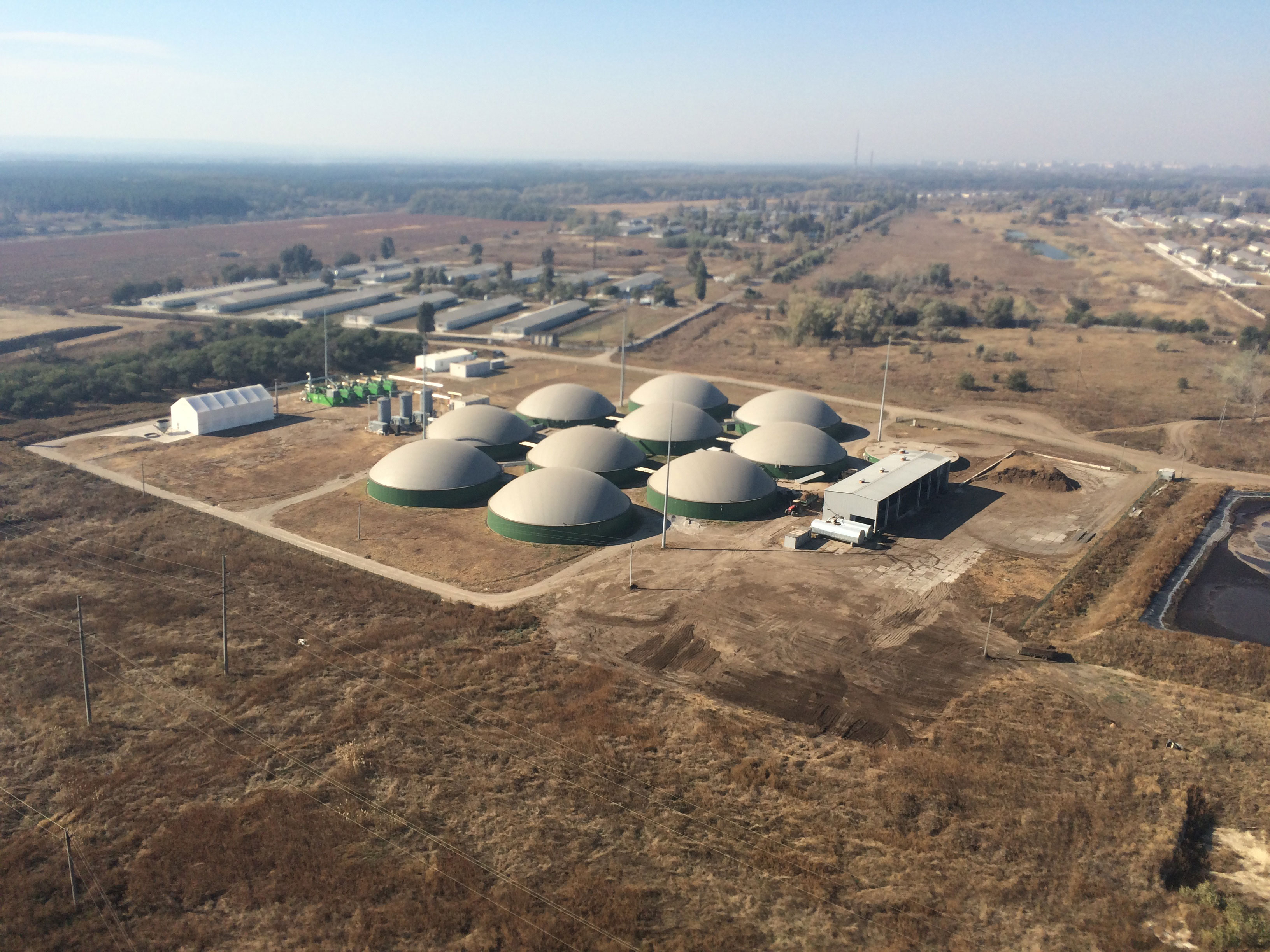 Комплектация установки для производства биогаза