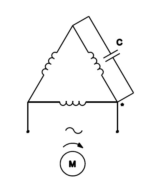 forward rotation capacitor