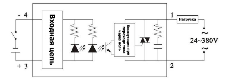 Твердотельное реле схема подключения