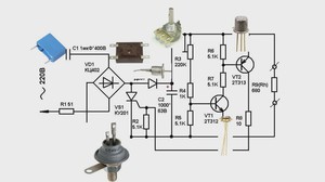 Применение регулятора напряжения на тиристоре 