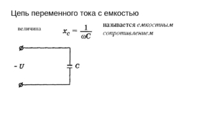 Сопротивление с емкостью