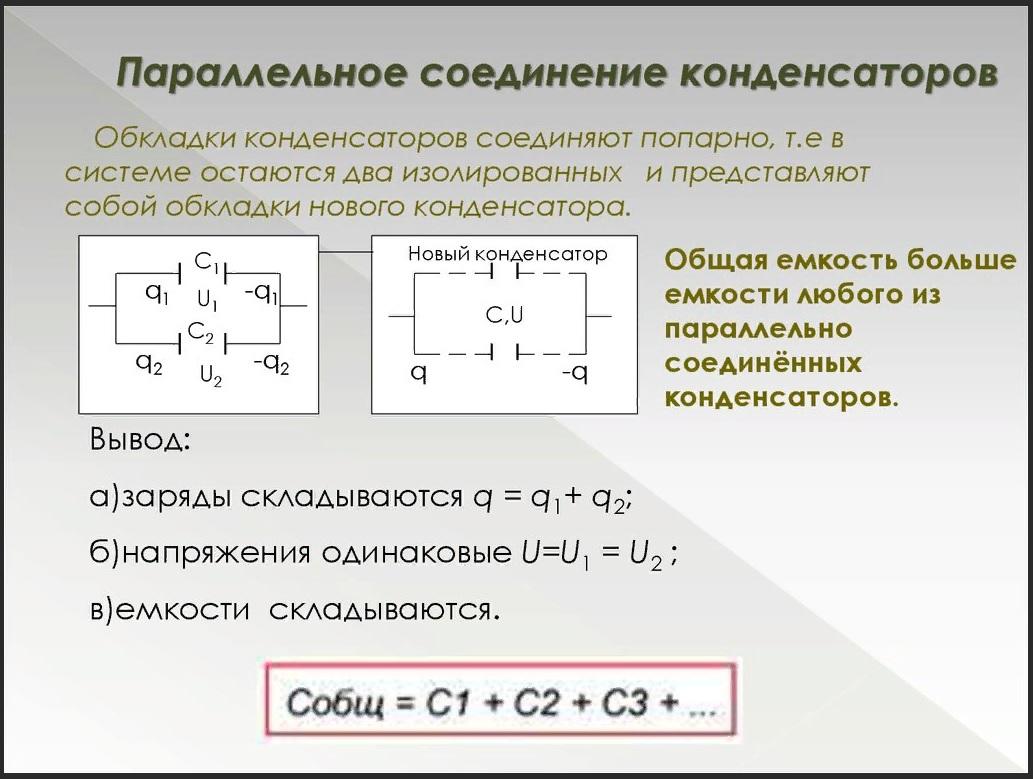 Параллельное подключение