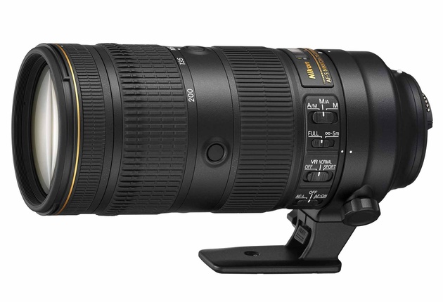 Nikon AF-S 24–70mm f/2.8E ED VR Nikkor — пример объектива с оптическим стабилизатором