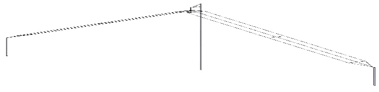 КВ Антенна С463 в виде Inverted ‘V’