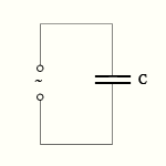 Емкостное сопротивление - схема