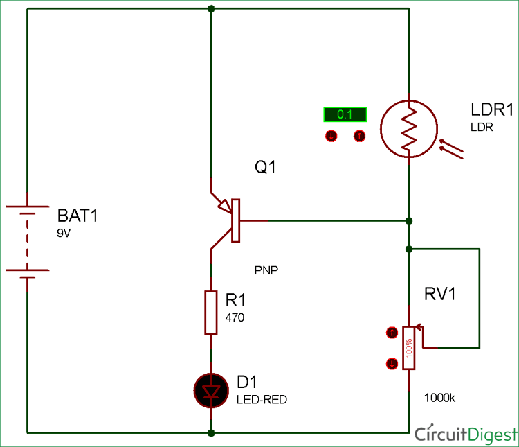 PNP Transistor Switching Circuit