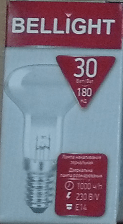 Лампа накаливания BELLIGHT 30W