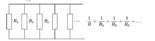 Схема электрических цепей, где обозначают реостаты с параллельным подключением