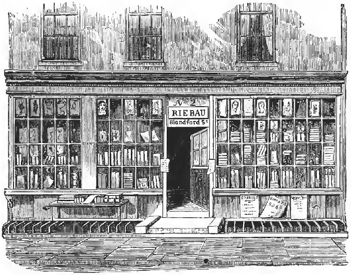 Книжный магазин Джорджа Рибо. Иллюстрация: Wikimedia Commons / PD («Наука и жизнь» №6, 2017)