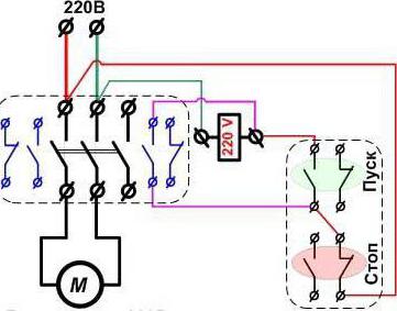 электродвигатель в однофазной сети