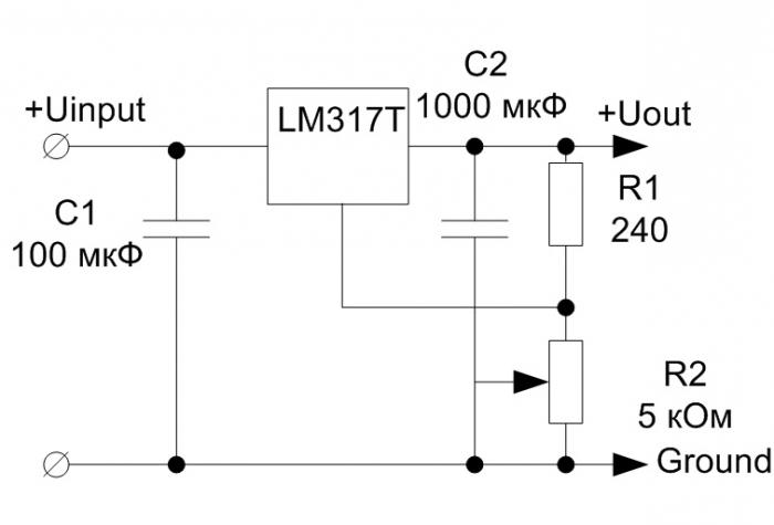 LM317T блок питания 