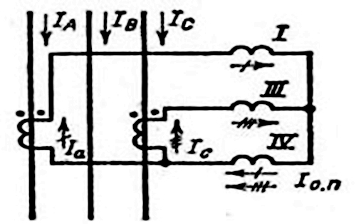 схема соединения трансформатора в неполную звезду
