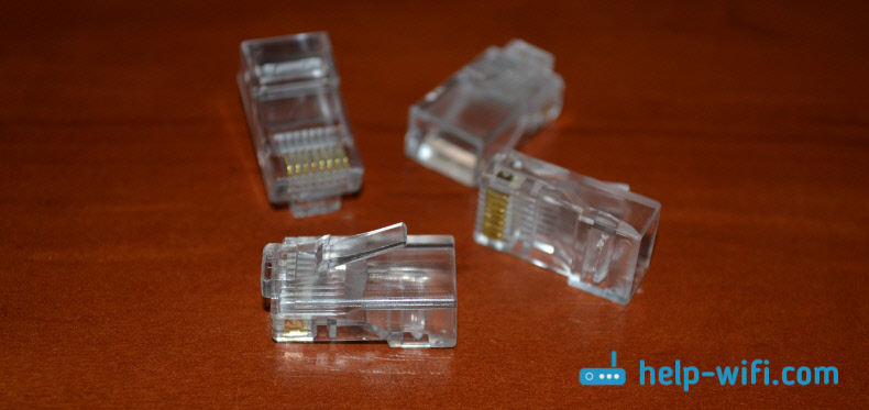 Коннекторы RJ-45 для обжима витой пары