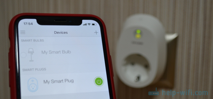 Управление Wi-Fi розеткой TP-Link с iPhone