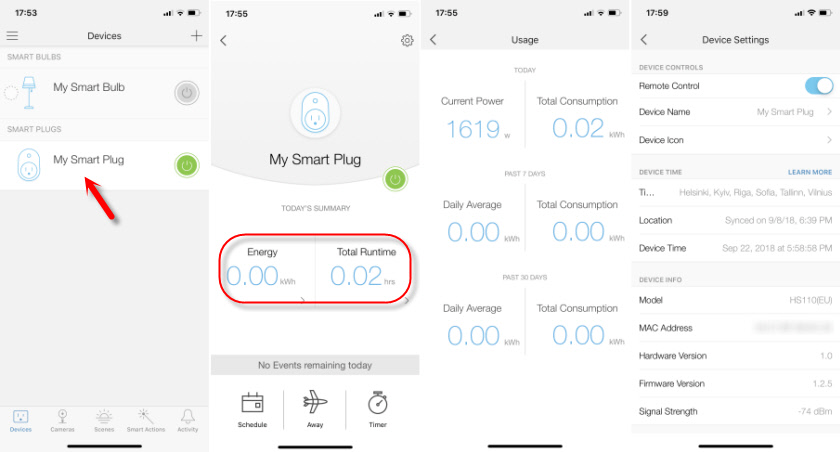 Управление розеткой с телефона через Wi-Fi
