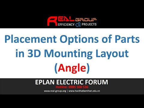 Placement Options of Parts in 3D mounting layout (Angle) 