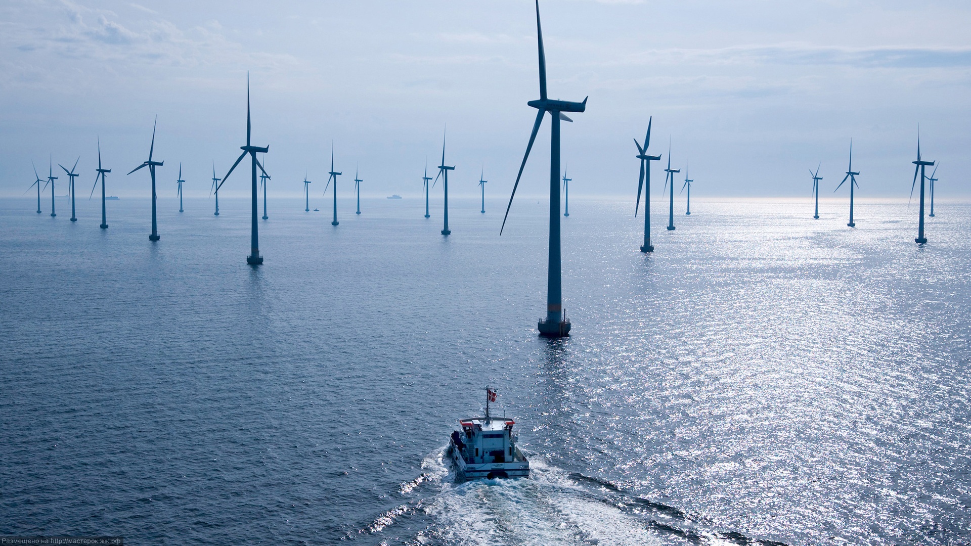 Aufbau Offshore-Windpark Thornton Bank, Belgien