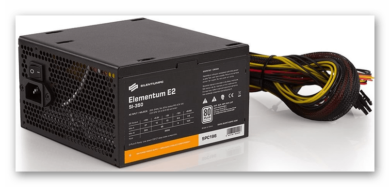 Маломощный блок питания SilentiumPC Elementum E2 SI 350W