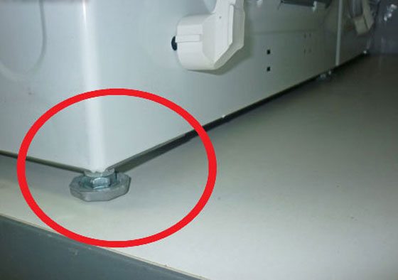 Ножки стиральной машины регулировка высоты