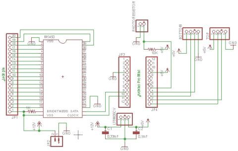 Схема освещения лестничного марша Arduino Схема освещения лестничного марша Arduino