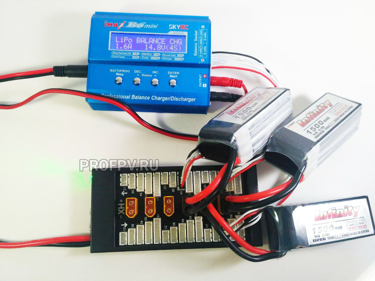 Параллельная зарядка LiPo, как зарядить сразу несколько аккумуляторов