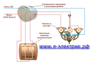 Подключаем люстру своими руками