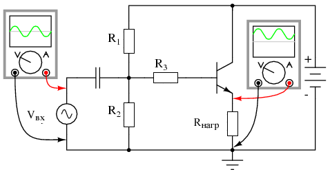 Усилитель с общим коллектором (эмиттерный повторитель)