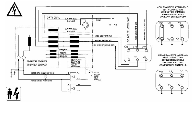Трехфазный генератор G12TFH (MECC ALTE T20F-200/2, 400/230 В ±4%)