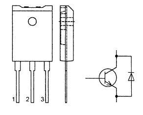 Цоколевка транзистора BU508DF