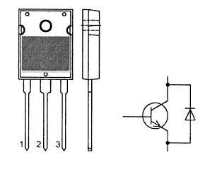 Цоколевка транзистора BU508DW