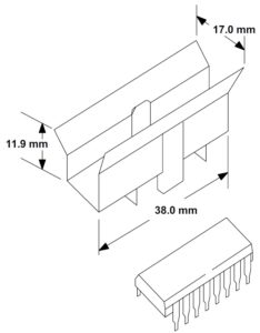 Рис. 12. Пример установки внешнего радиатора (теплоотвода) (θJA = 25 °C/Вт)