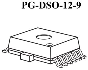 Рисунок 1. BTS 5242-2L в корпусе PG-DSO-12-9