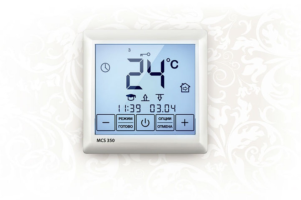 Программируемый терморегулятор поможет настроить включение и выключение обогрева помещения в соответствии с вашим режимом дня и графиком недели. 