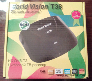 Эфирный ресивер для Т2 World-Vision T38