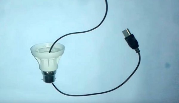 USB лампочка своими руками