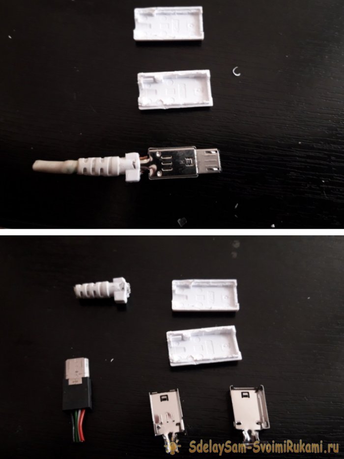 Ремонт кабеля USB Micro USB