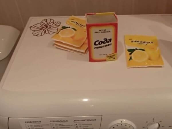 как почистить стиральную машину лимонной кислотой