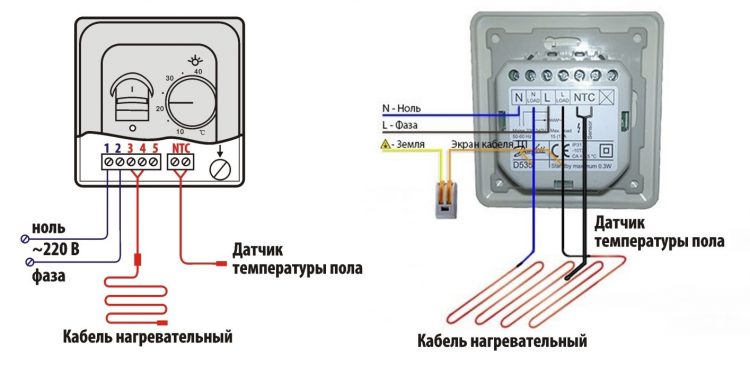 Терморегулятор схема