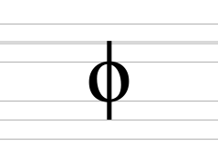 Greek phi symbol on font lines.svg