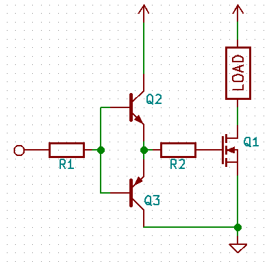 Ключ на MOSFET с двухтактным управлением