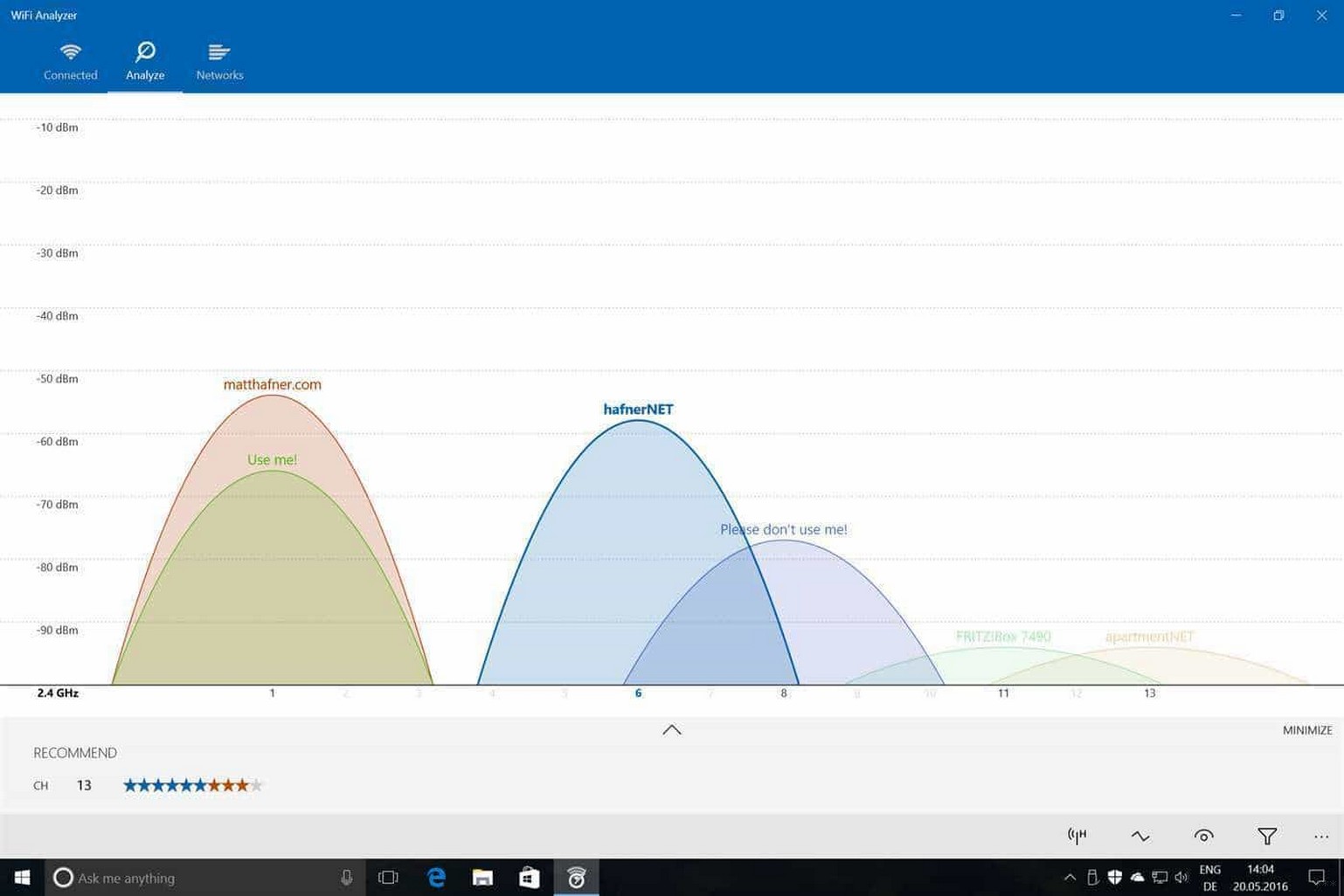 WiFi Analyzer и Wi-Fi анализаторы для Windows 7, 10 и Android