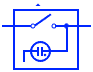 Neon Lamp switch Symbol