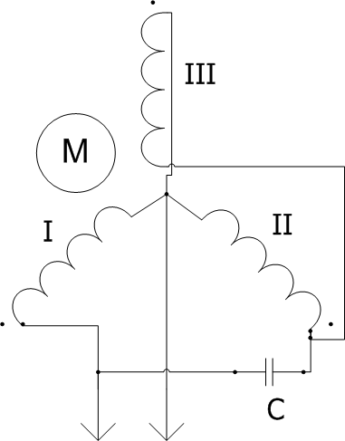 подключение трехфазного двигателя с повышением мощности меняя обмотку