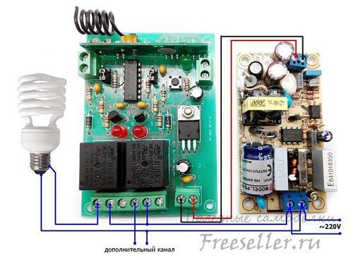 Дистанционное управление освещением своими руками на базе штатной проводки