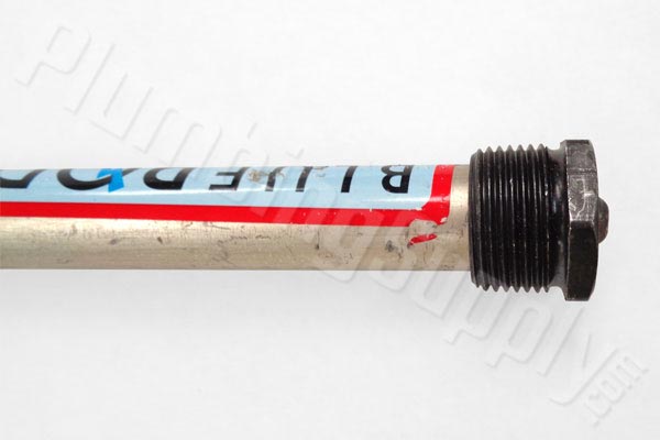 Ultra flexible magnesium anode rod end