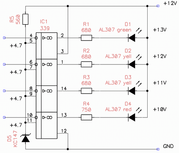 Микросхема lm339n и ее применение схема